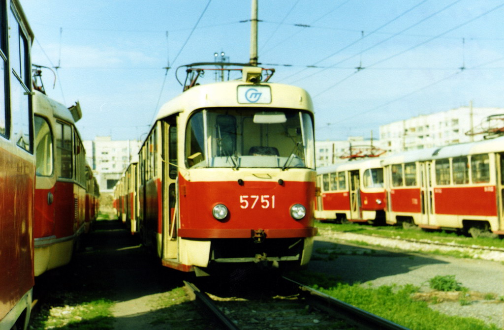 Волгоград, Tatra T3SU № 5751; Волгоград — Депо: [5] Трамвайное депо № 5