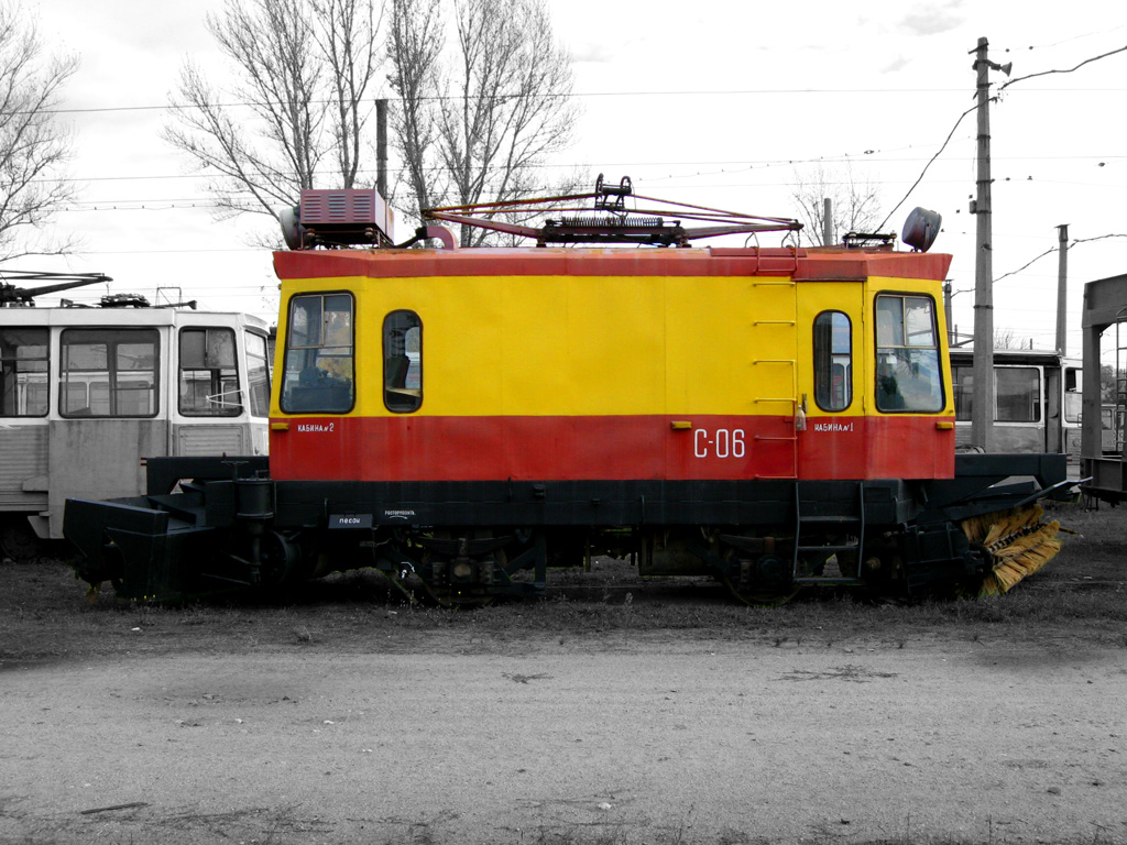 ლუგანსკი, VTK-01 № С-06; ლუგანსკი — Tramway Depot