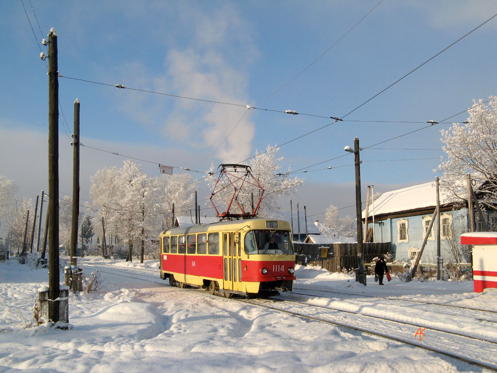 Ижевск, Tatra T3SU (двухдверная) № 1114