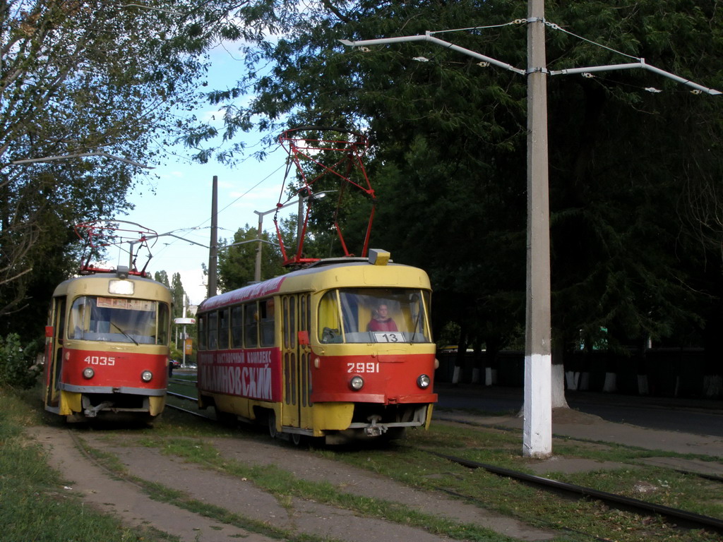 Одесса, Tatra T3SU № 4035; Одесса, Tatra T3SU (двухдверная) № 2991