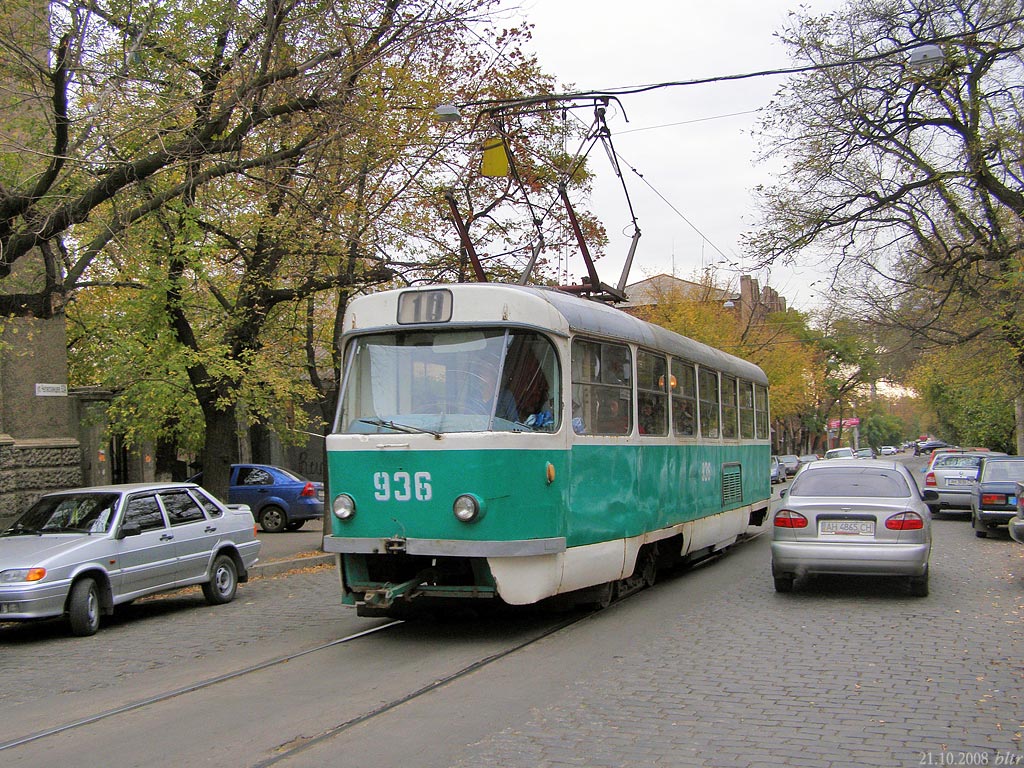 Донецк, Tatra T3SU № 936