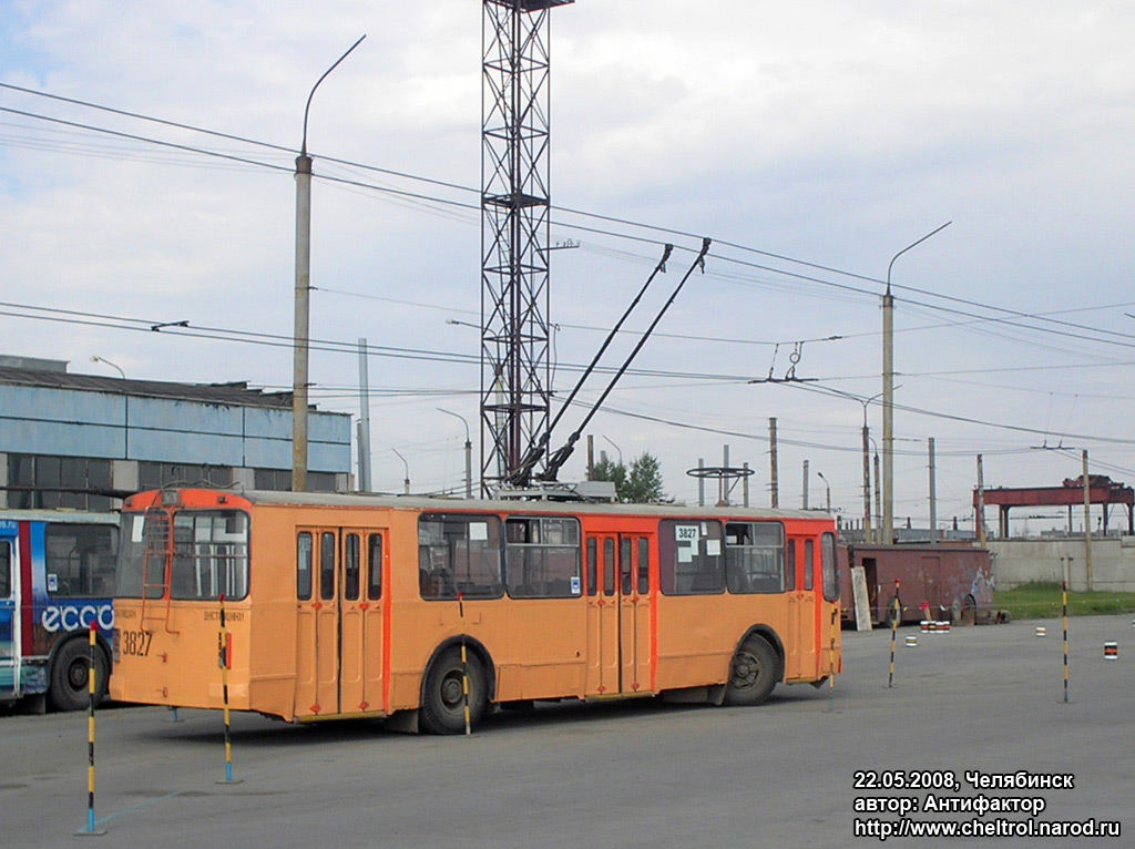 Tcheliabinsk, ZiU-682G-012 [G0A] N°. 3827; Tcheliabinsk — Competitions of professional skill of trolleybus drivers