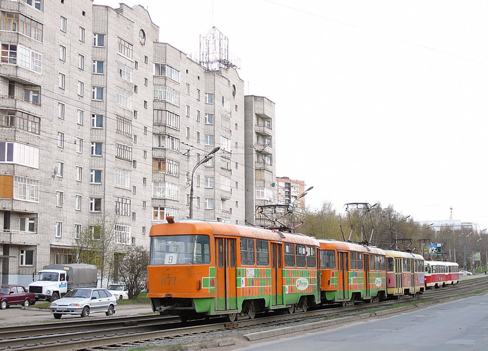Ижевск, Tatra T3SU № 1177