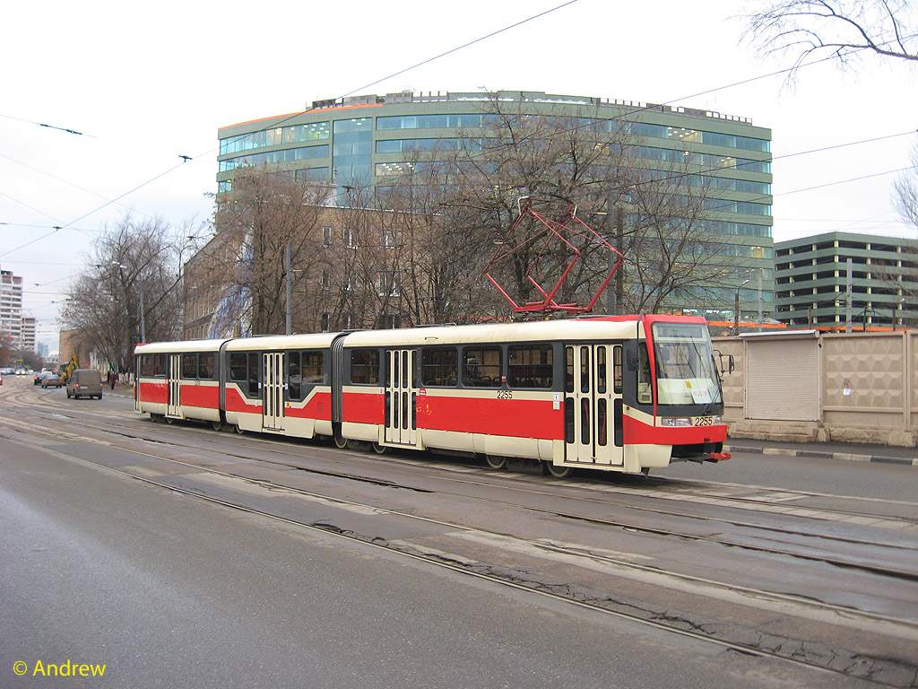 Москва, Tatra KT3R № 2255