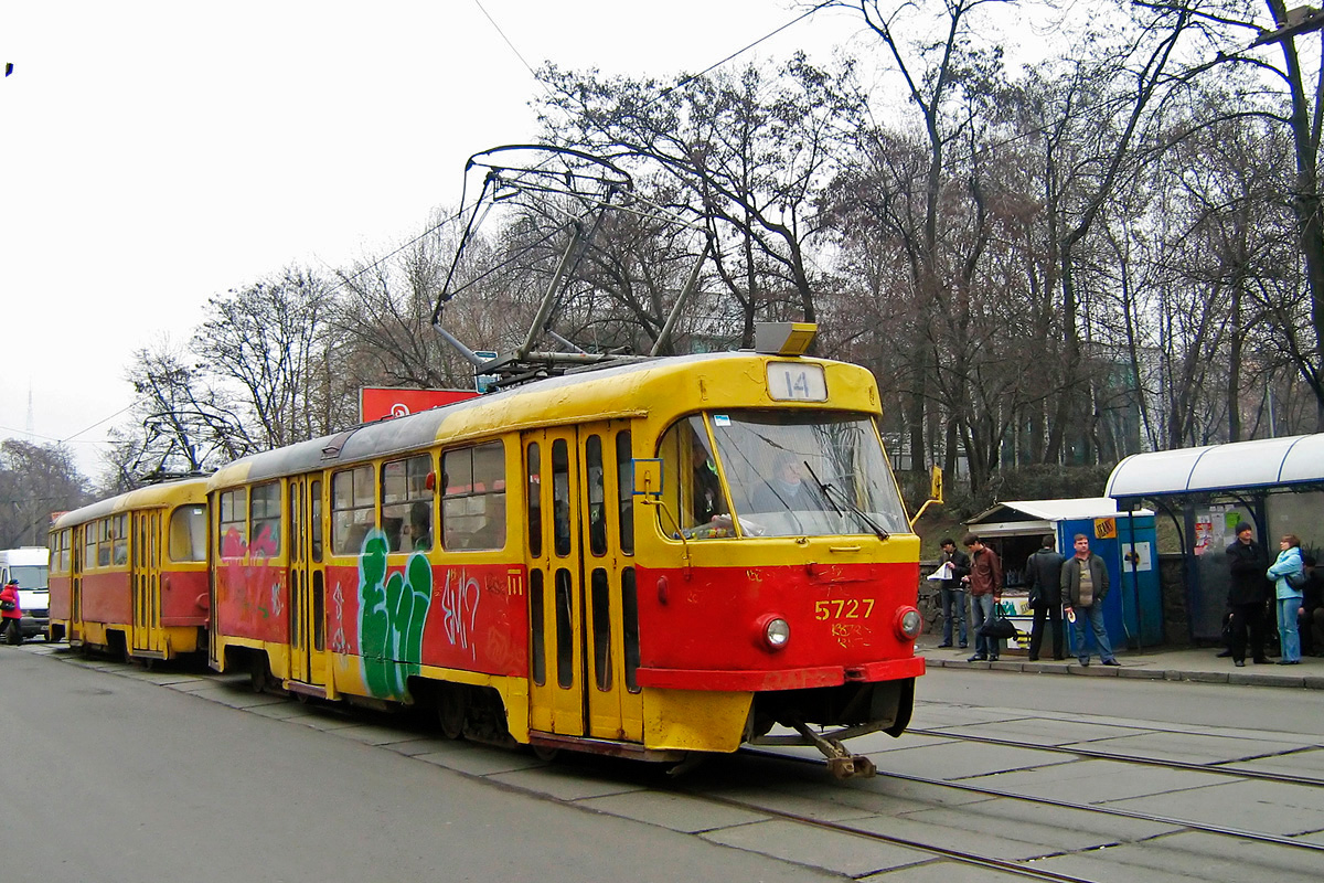 Киев, Tatra T3SU № 5727