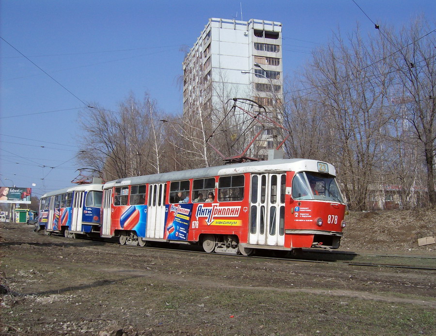 Самара, Tatra T3SU № 878