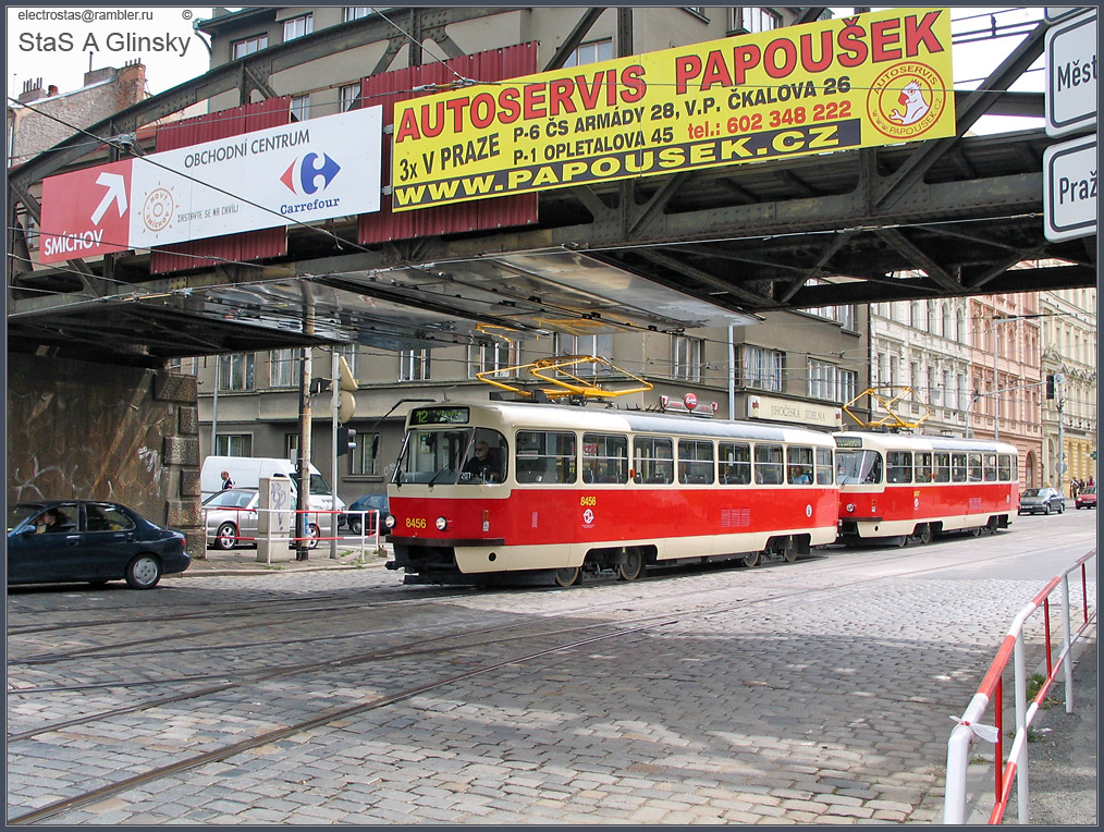 Prag, Tatra T3R.P Nr. 8456
