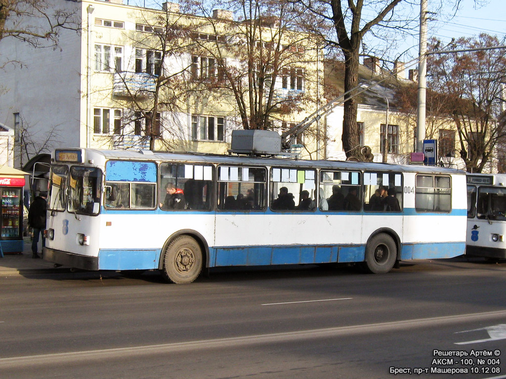Brest, ZiU-AKSM (AKSM 100) № 004