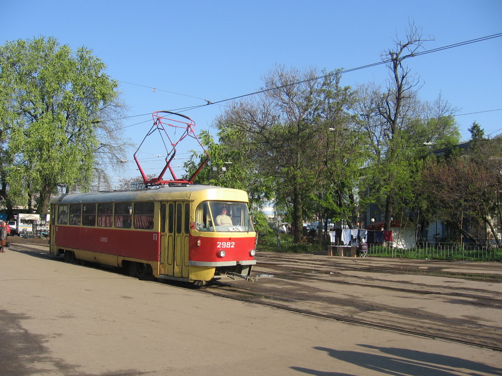Odesa, Tatra T3SU (2-door) # 2982 Odesa, Tatra T3SU (2-door) # 2982