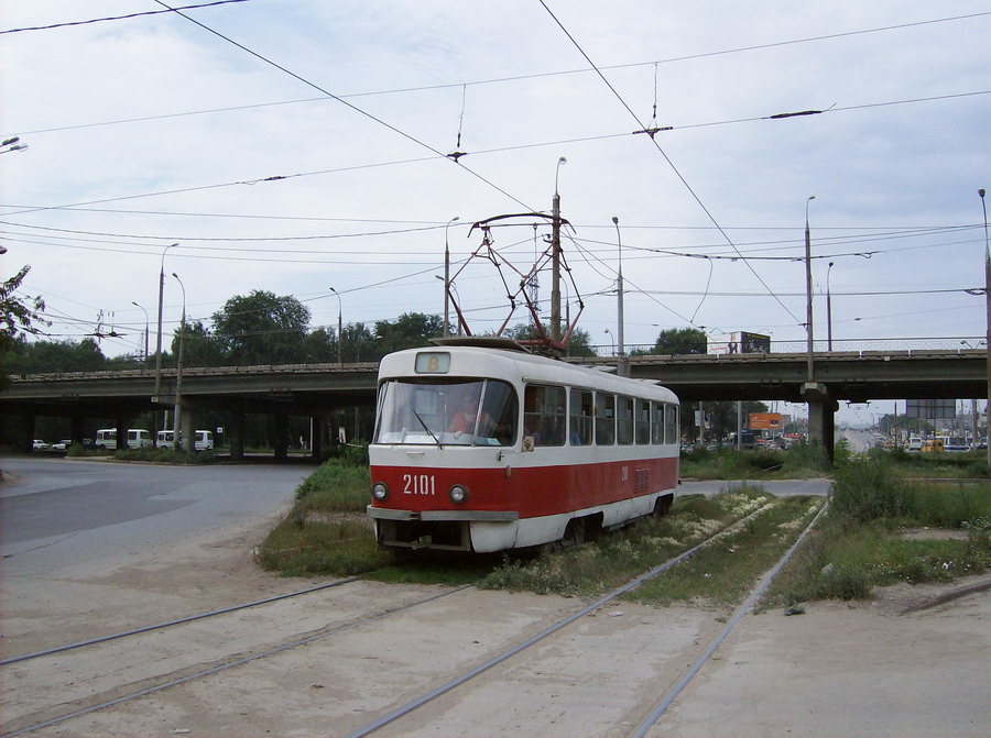 Самара, Tatra T3SU (двухдверная) № 2101
