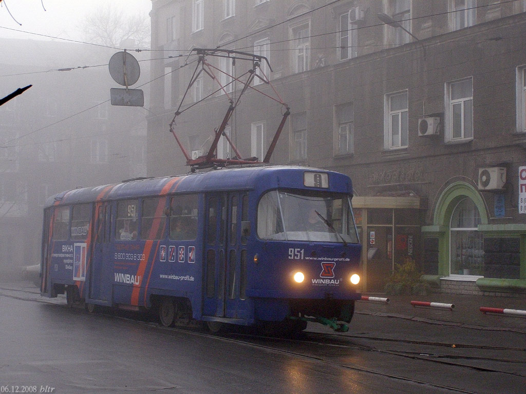 Донецк, Tatra T3SU № 951