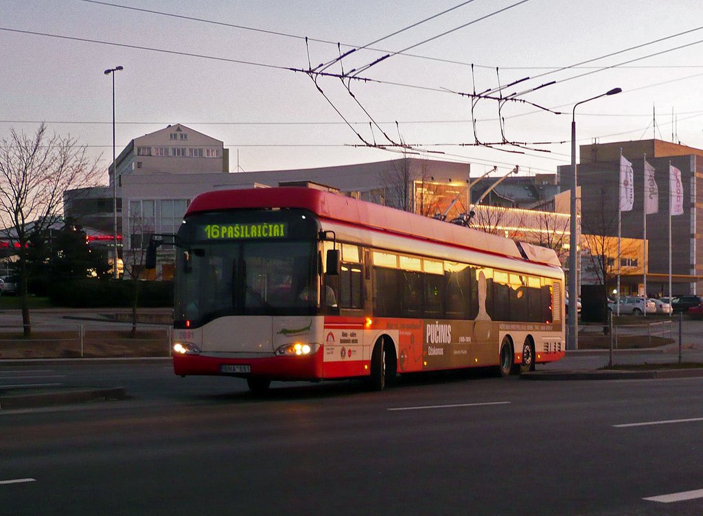 Вильнюс, Solaris Trollino II 15 AC № 2691