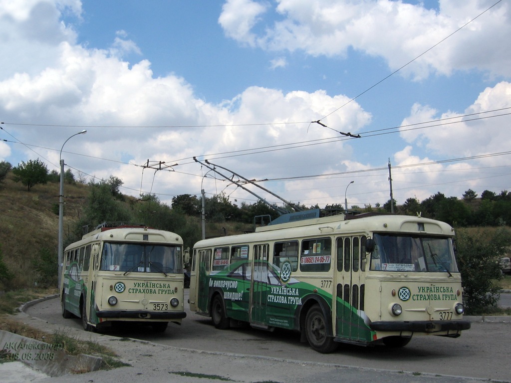 Крымский троллейбус, Škoda 9Tr21 № 3573; Крымский троллейбус, Škoda 9TrH29 № 3777