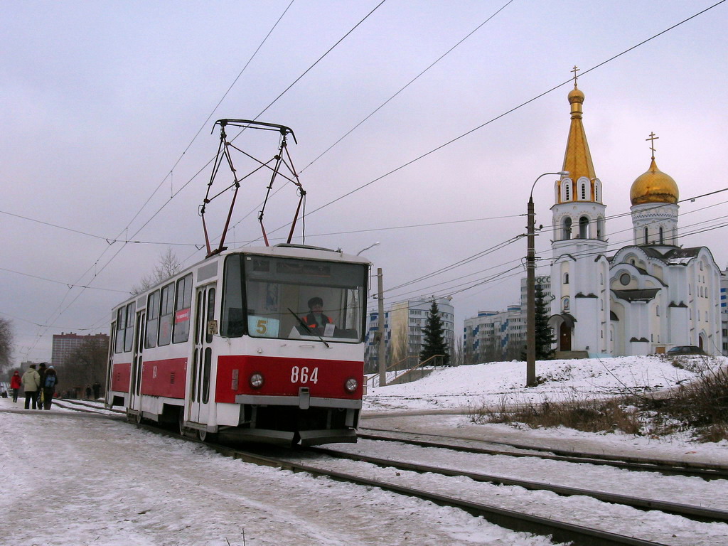 Самара, Tatra T6B5SU № 864