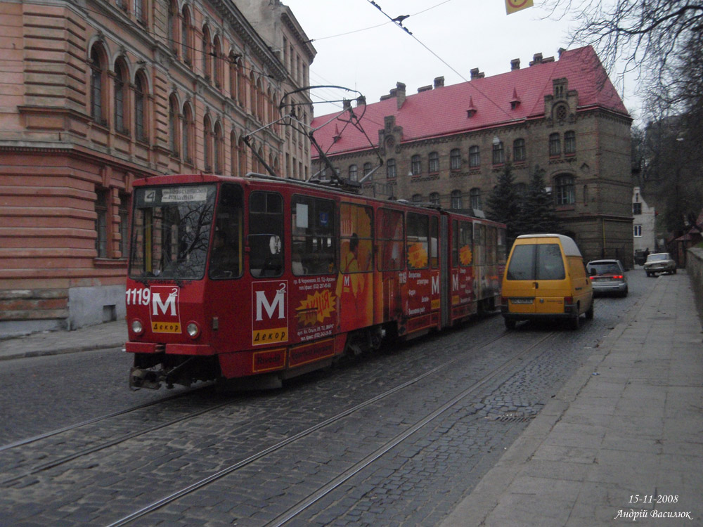 Львов, Tatra KT4SU № 1119