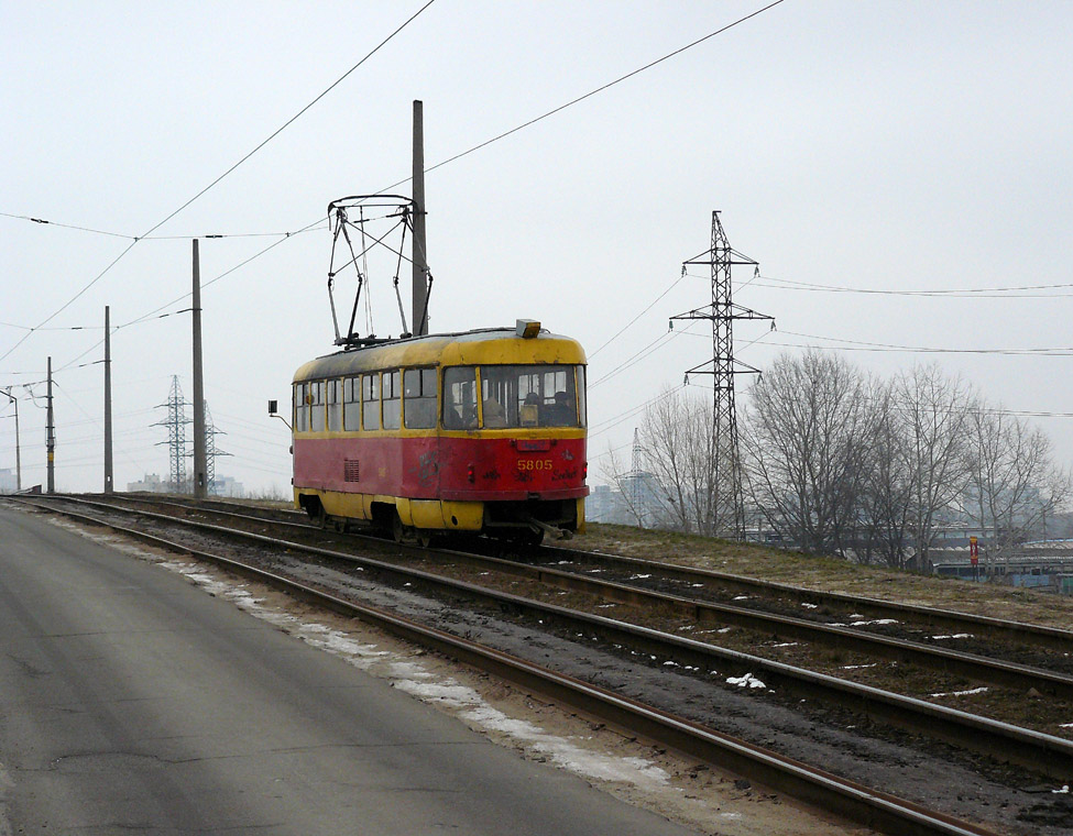 Киев, Tatra T3SU № 5805