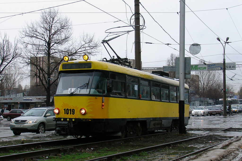 Алматы, Tatra T4D-MS № 1019 Алматы, Tatra T4D-MS № 1019