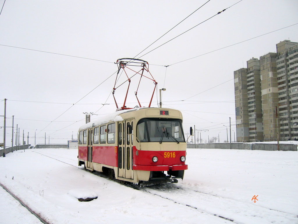 Киев, Tatra T3P № 5916