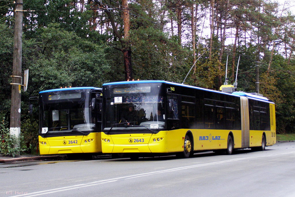 Киев, ЛАЗ E301D1 № 2643