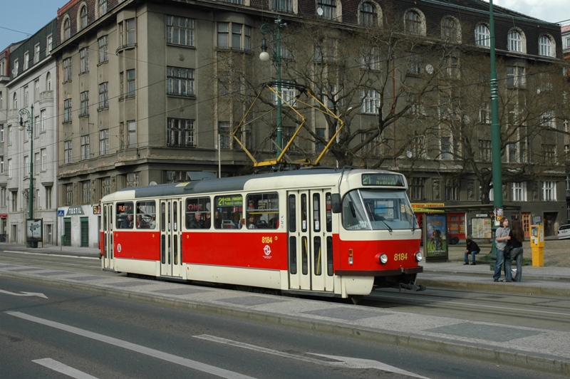 Прага, Tatra T3R.PV № 8184