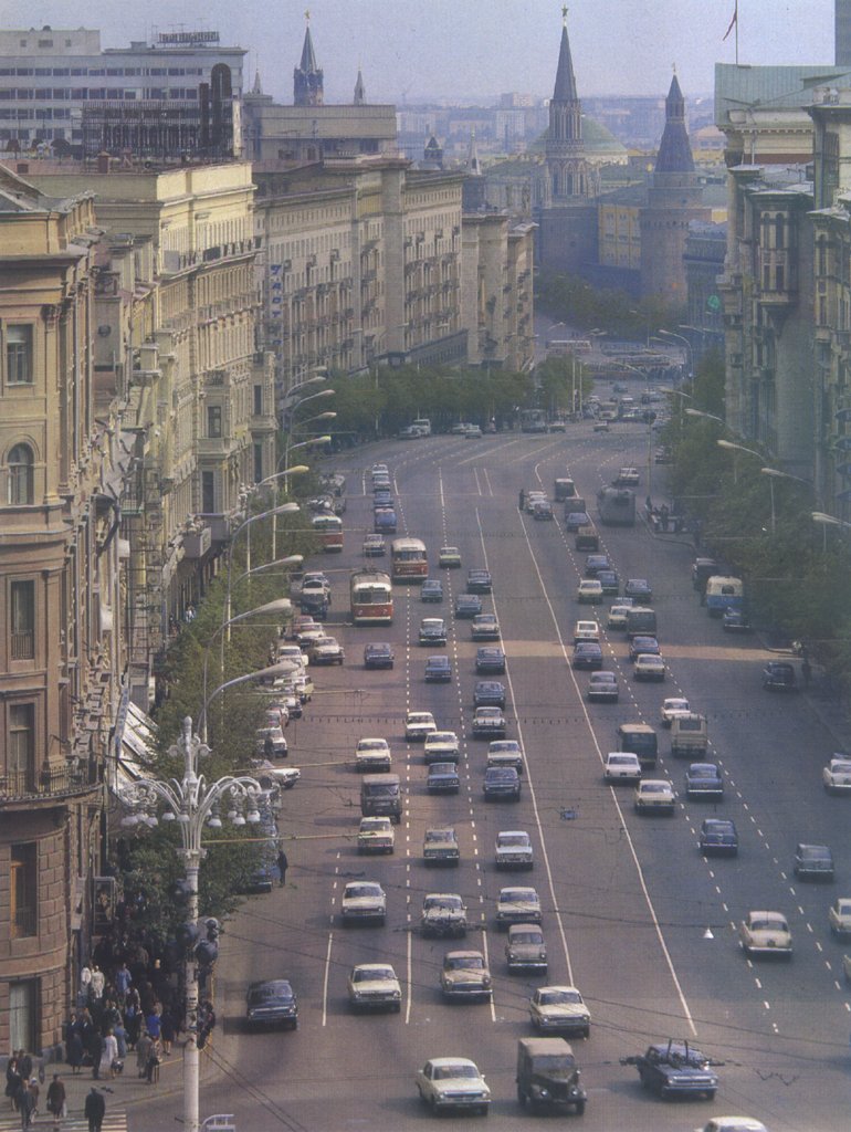 Moscou — Historical photos — Tramway and Trolleybus (1946-1991)