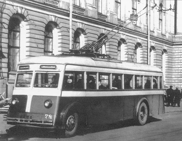 Санкт-Петербург, ЯТБ-4 № 78; Санкт-Петербург — Исторические фотографии троллейбусов