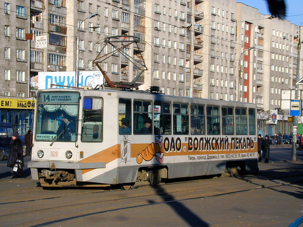 Тверь, 71-608К № 169; Тверь — Тверской трамвай в начале 2000-х гг. (2002 — 2006 гг.)