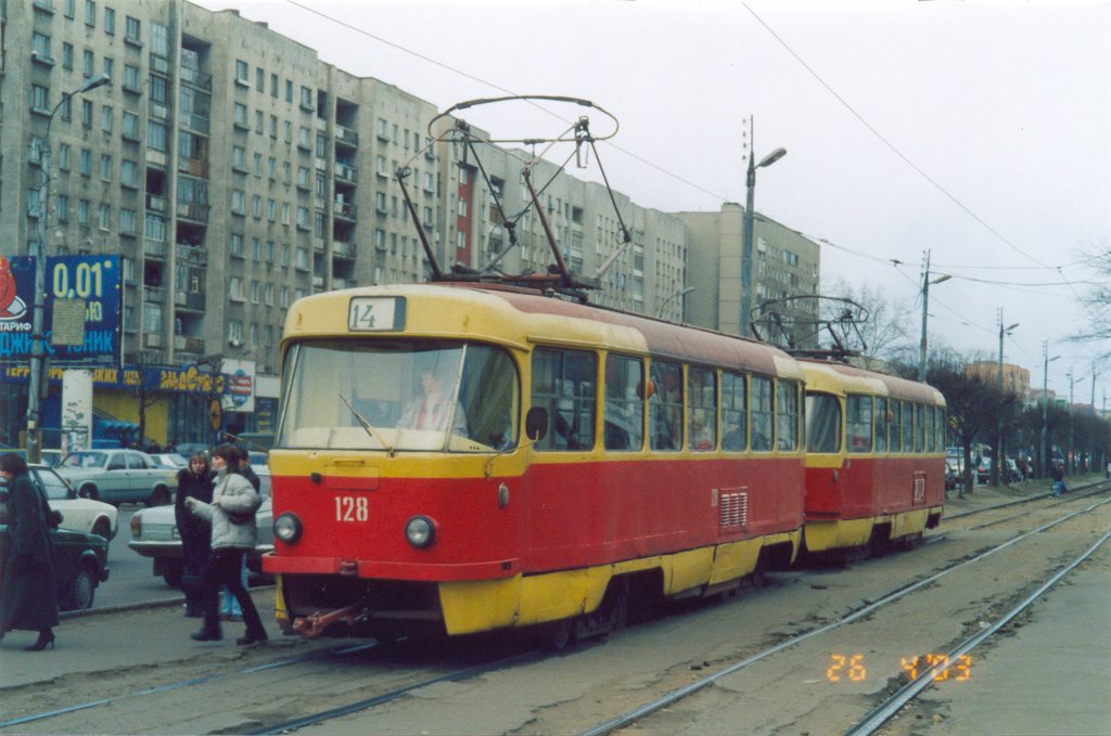 Тверь, Tatra T3SU № 128; Тверь — Тверской трамвай в начале 2000-х гг. (2002 — 2006 гг.)