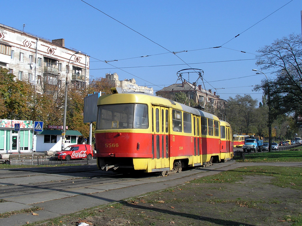 Киев, Tatra T3SU № 5566