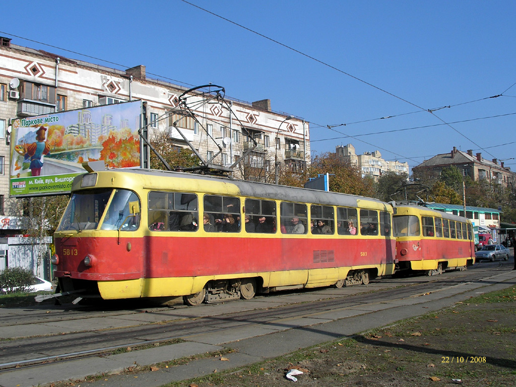 Киев, Tatra T3SU № 5813