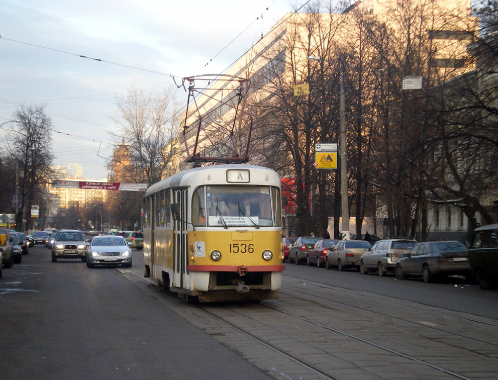 Moskva, Tatra T3SU č. 1536
