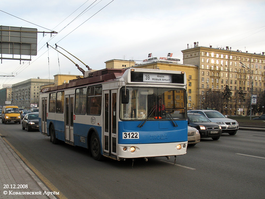 Москва, ЗиУ-682Г-016.02 (с широкой 1-й дверью) № 3122