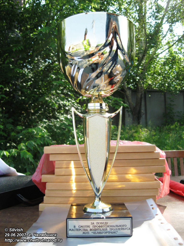 Chelyabinsk — Competitions of professional skill of trolleybus drivers