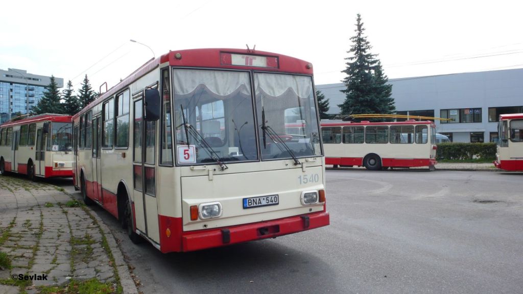 Вильнюс, Škoda 14Tr89/6 № 1540