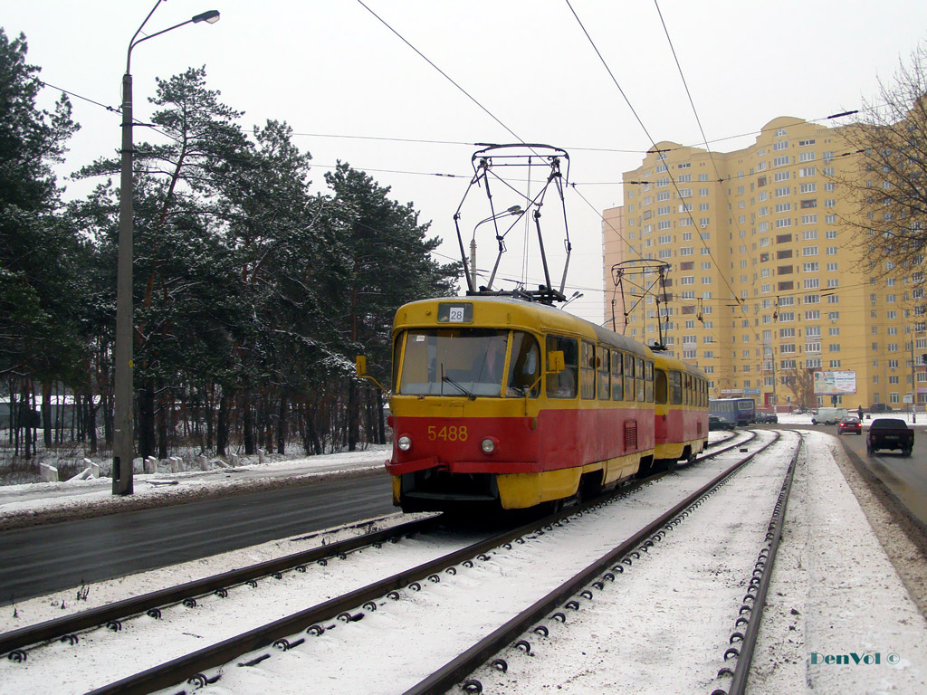 Киев, Tatra T3SU № 5488