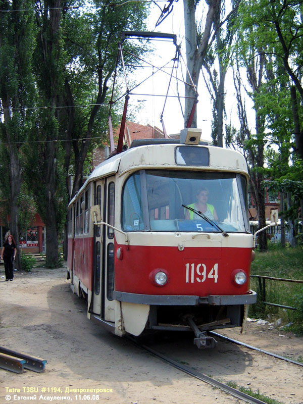 Днепр, Tatra T3SU № 1194