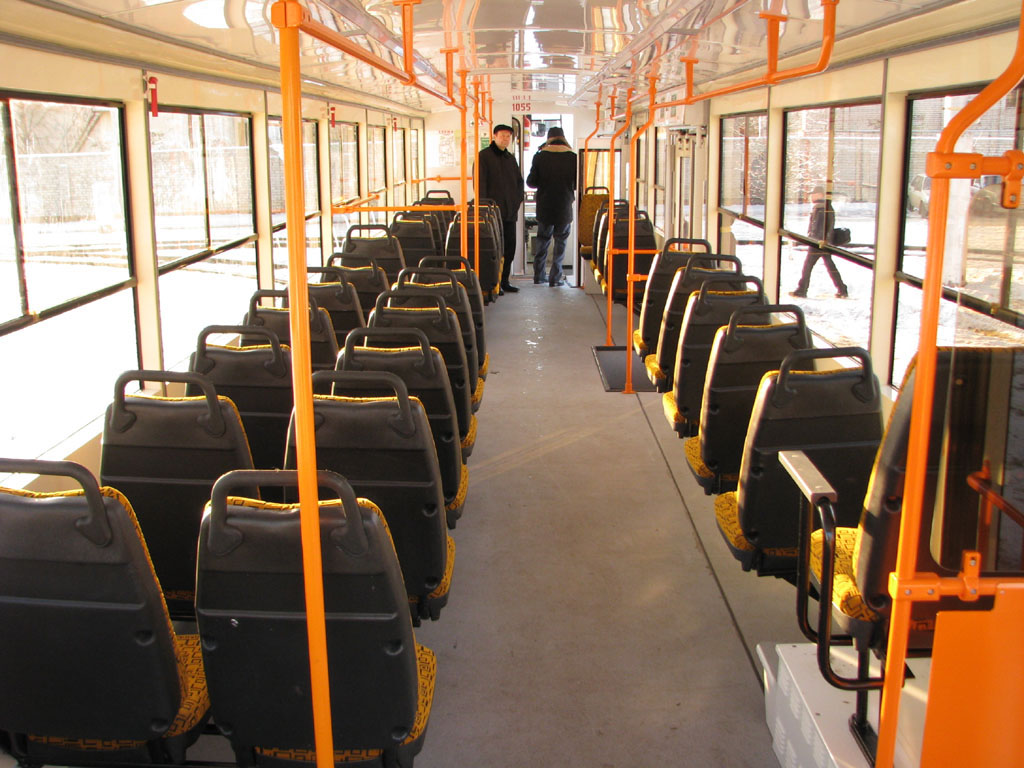 Самара, 71-405 № 1055; Самара — Презентация новых трамвайных вагонов 71-405 (23 декабря 2008 г.); Самара — Северное трамвайное депо