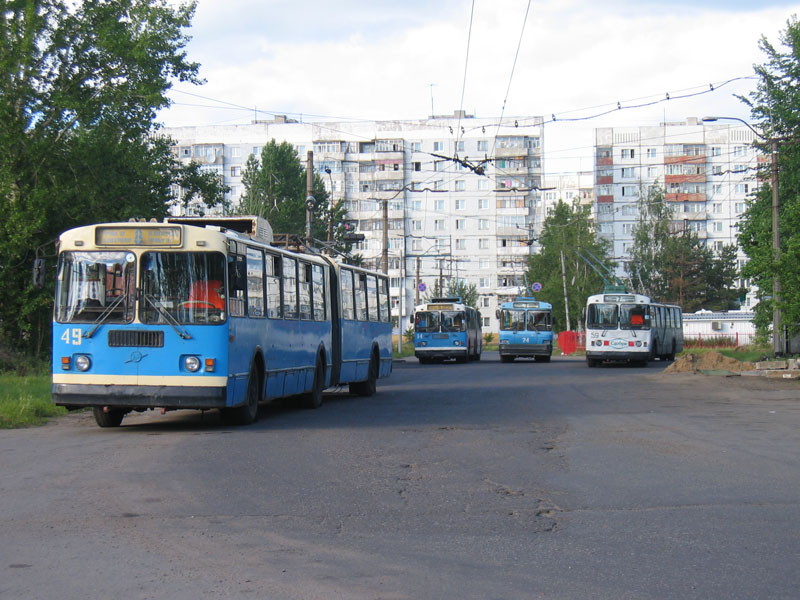 Ярославль, Тролза-62052.02 [62052В] № 49; Ярославль — Конечные станции и разворотные кольца — троллейбус