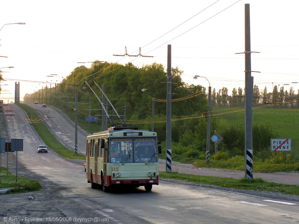 Ровно, Škoda 14Tr89/6 № 115