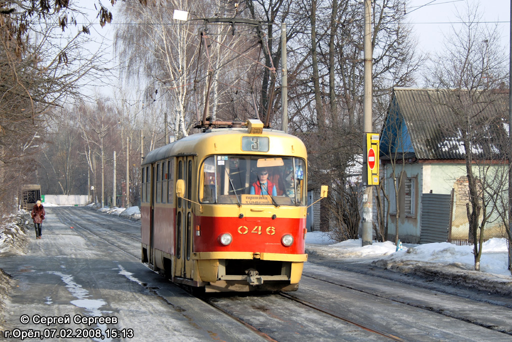 Орёл, Tatra T3SU № 046