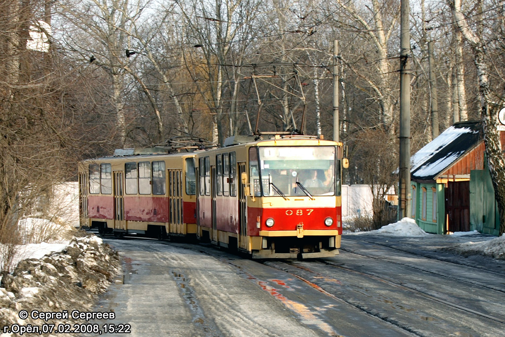Орёл, Tatra T6B5SU № 087