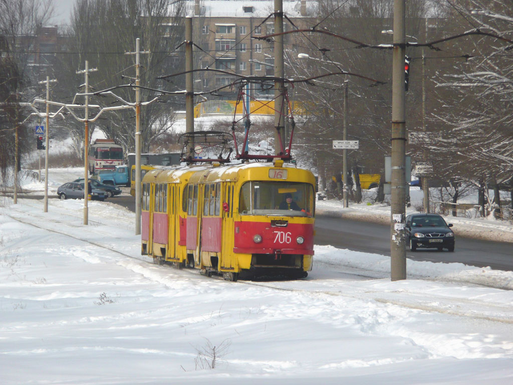 Запорожье, Tatra T3SU № 706