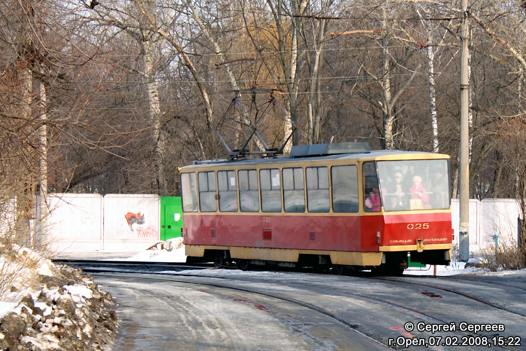 Орёл, Tatra T6B5SU № 025