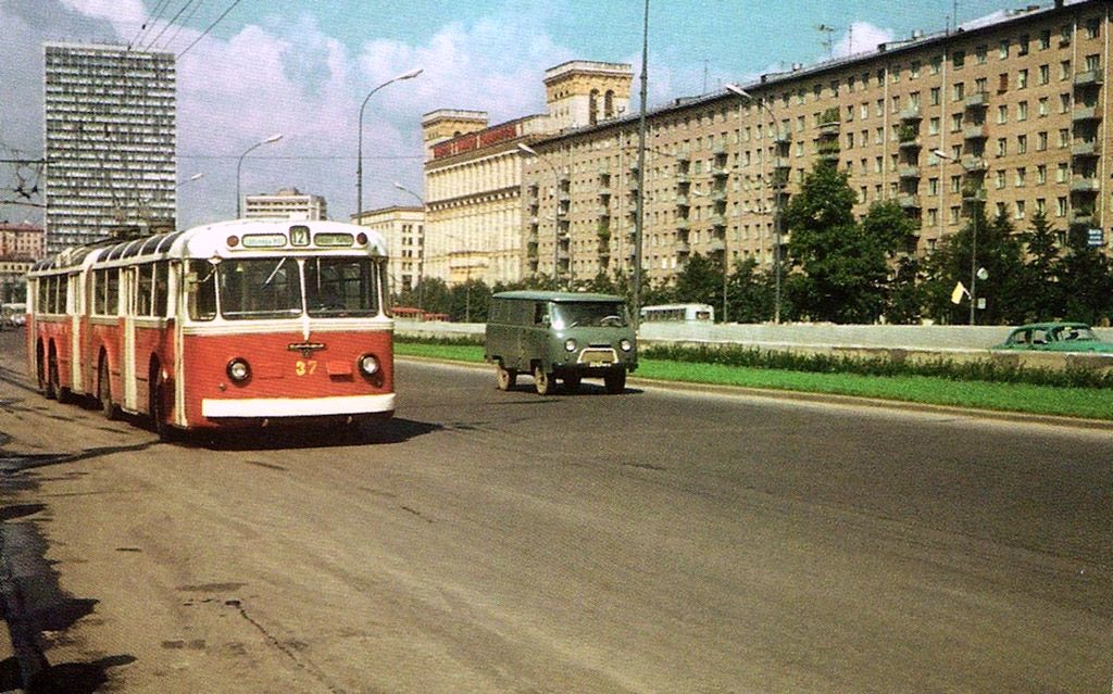 Москва, СВАРЗ ТС-1 № 37; Москва — Исторические фотографии — Трамвай и Троллейбус (1946-1991)