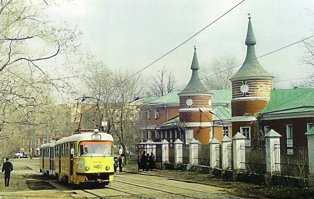 Москва, Tatra T3SU № 1482