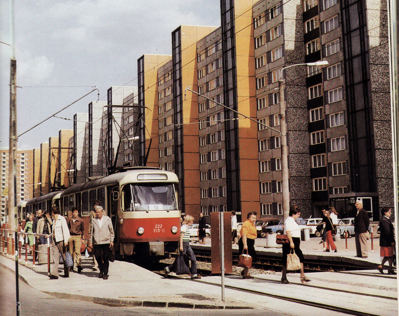 Дрезден, Tatra T4D № 222 103; Дрезден — Старые фотографии (трамвай)
