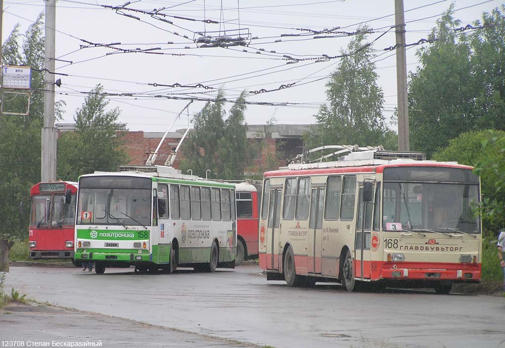 Вологда, Škoda 14TrM (ВМЗ) № 158; Вологда, Škoda 14TrM (ВМЗ) № 168