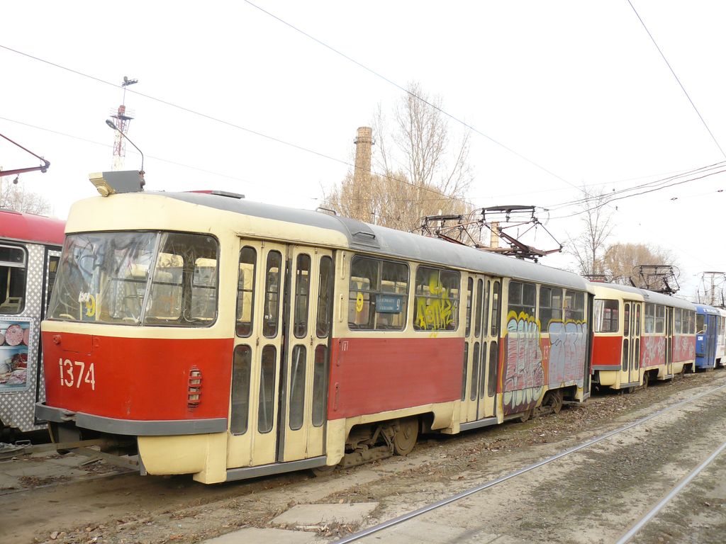 Днепр, Tatra T3SU № 1374