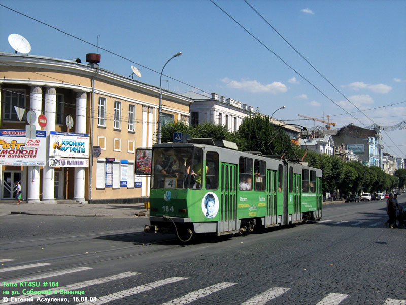 Vinnyica, Tatra KT4SU — 184