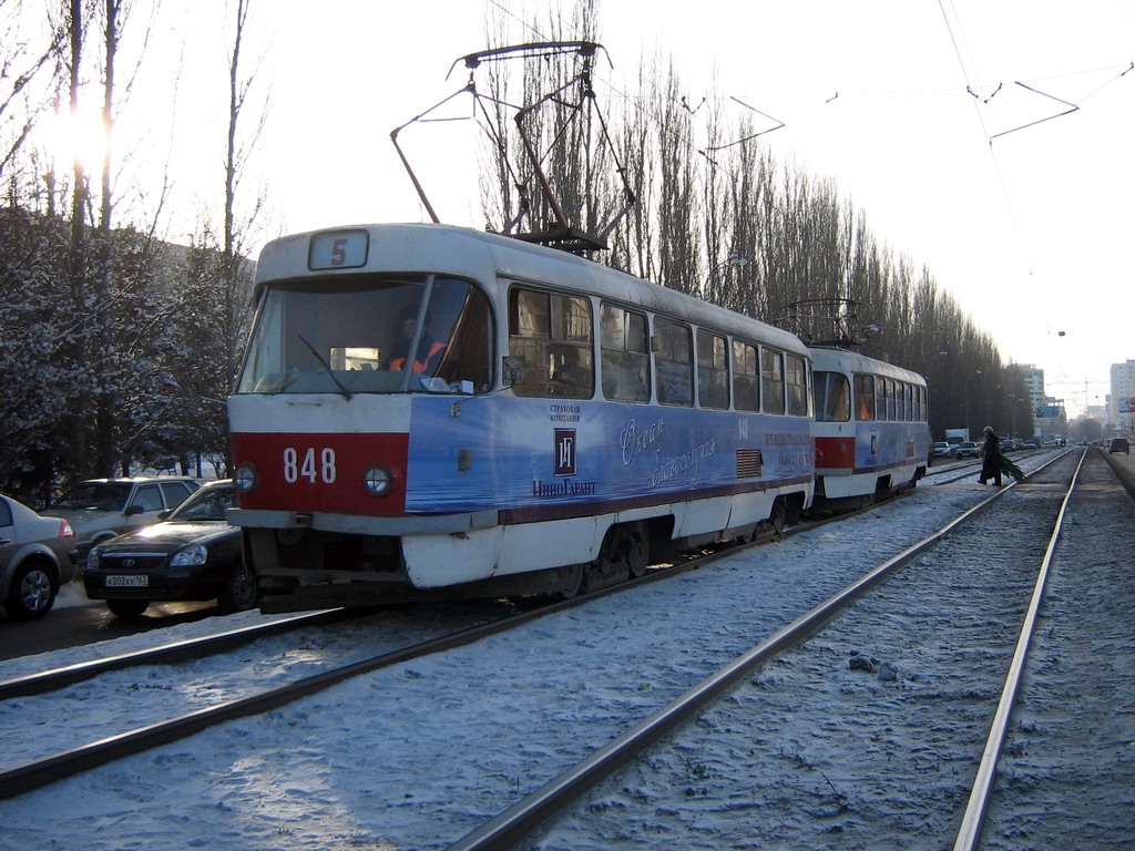 Самара, Tatra T3SU № 848